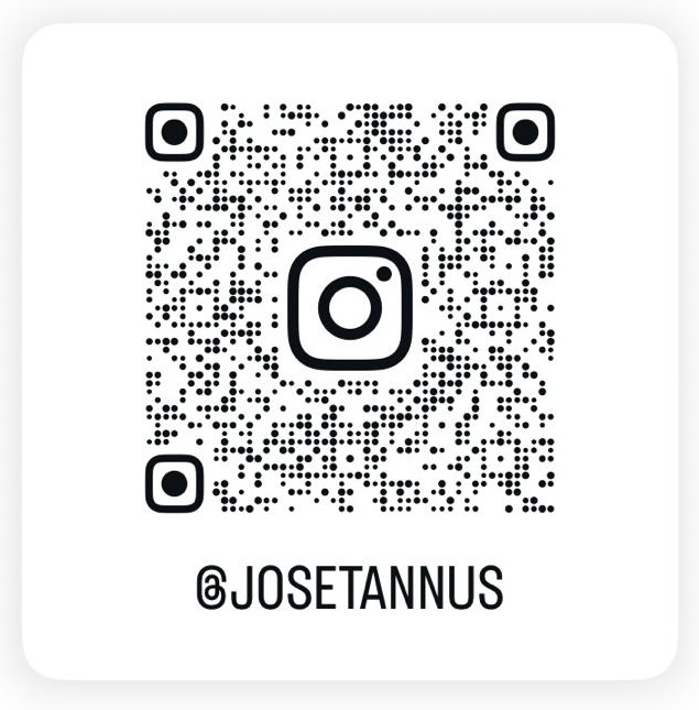 QR Code do Instagram @josetannus